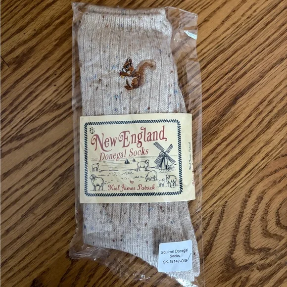 NIB Kiel James Patrick Squirrel Donegal Socks - Picture 4 of 6